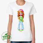 Женская футболка органик