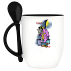 Кружка с ложкой