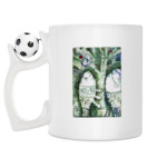 Кружка с футбольным мячиком