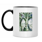 Кружка двухцветная