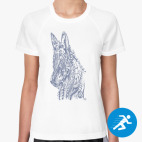 Женская спортивная футболка