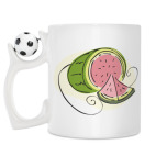 Кружка с футбольным мячиком