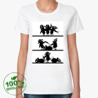 Женская футболка органик