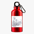 Металлическая бутылка 400 мл UV-DTF