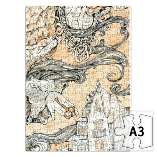 Пазл Алиса в Стране чудес