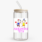 Банка с бамбуковой крышкой