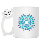 Кружка с футбольным мячиком