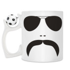 Кружка с футбольным мячиком