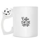 Кружка с футбольным мячиком