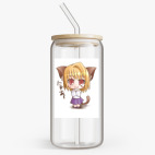 Банка с бамбуковой крышкой