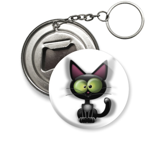 Брелок-открывашка с принтом Аука