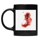 Кружка цветная UV-DTF