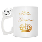 Кружка с футбольным мячиком