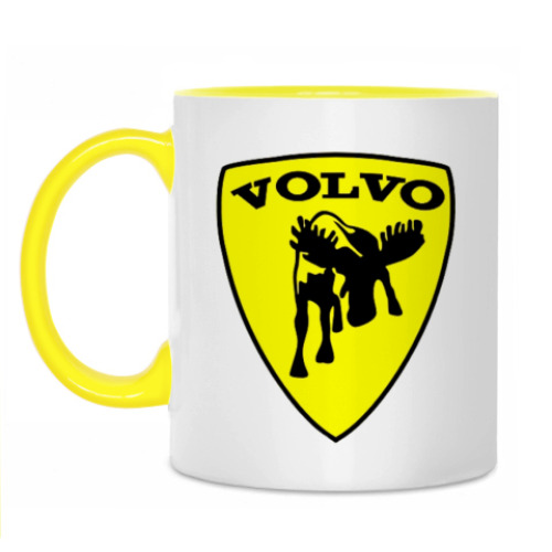 Кружка с принтом Volvo