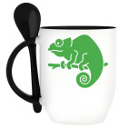 Кружка с ложкой