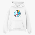 Толстовка худи оверсайз