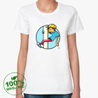 Женская футболка органик