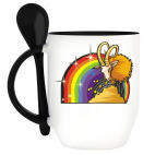 Кружка с ложкой