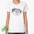 Женская футболка органик