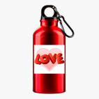 Металлическая бутылка 400 мл UV-DTF