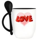 Кружка с ложкой