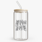 Банка с бамбуковой крышкой