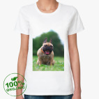 Женская футболка органик