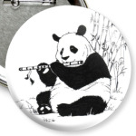 Панда с флейтой