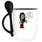 Кружка с ложкой