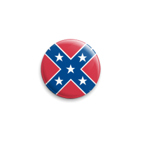 Значок 25мм с принтом The Confederacy