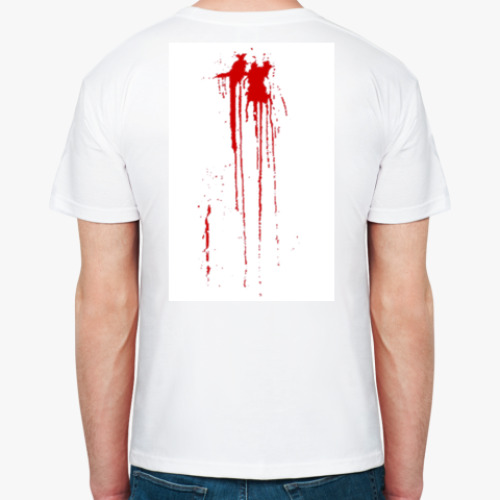 Футболка с принтом Кровь