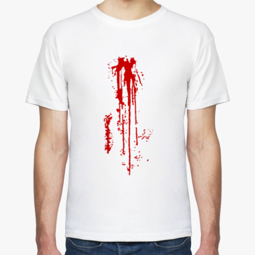 Футболка с принтом Кровь