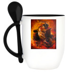 Кружка с ложкой