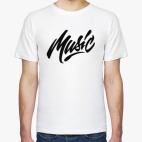 Классическая футболка Music