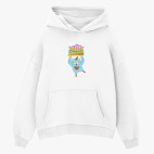 Толстовка худи оверсайз