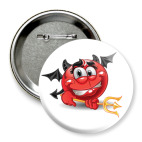 Значок 75 мм Смайл