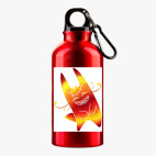 Металлическая бутылка 400 мл UV-DTF