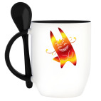 Кружка с ложкой