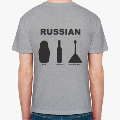 Футболка с принтом Sex, drugs & rock n roll