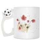 Кружка с футбольным мячиком