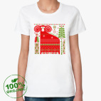 Женская футболка органик