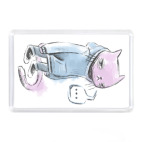 Магнит 7,5 x 5,1 см Кот