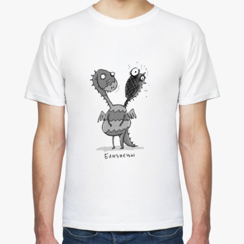 Футболка с принтом Знак зодиака 'Близнецы'