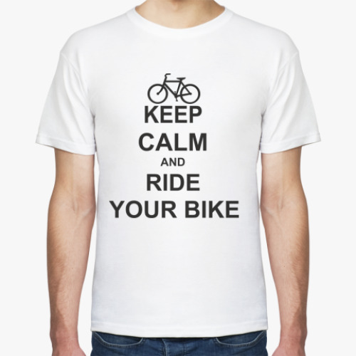 Футболка с принтом Ride your bike