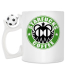 Кружка с футбольным мячиком