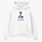 Толстовка худи оверсайз