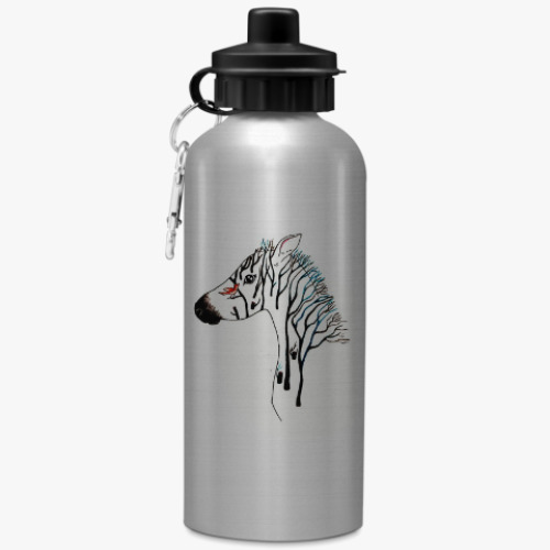 Бутылка с карабином (500 мл) Zebra