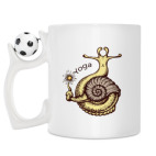 Кружка с футбольным мячиком