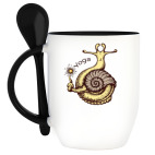 Кружка с ложкой