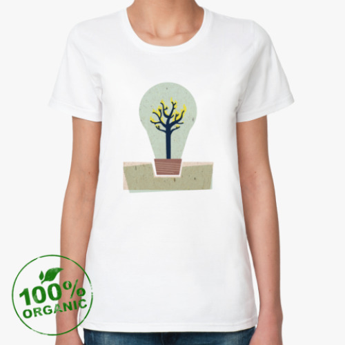 Женская футболка из органик-хлопка ЭКО